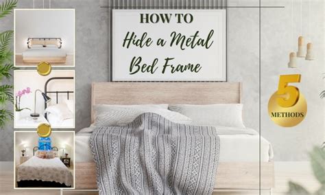 hiding metal bed frame